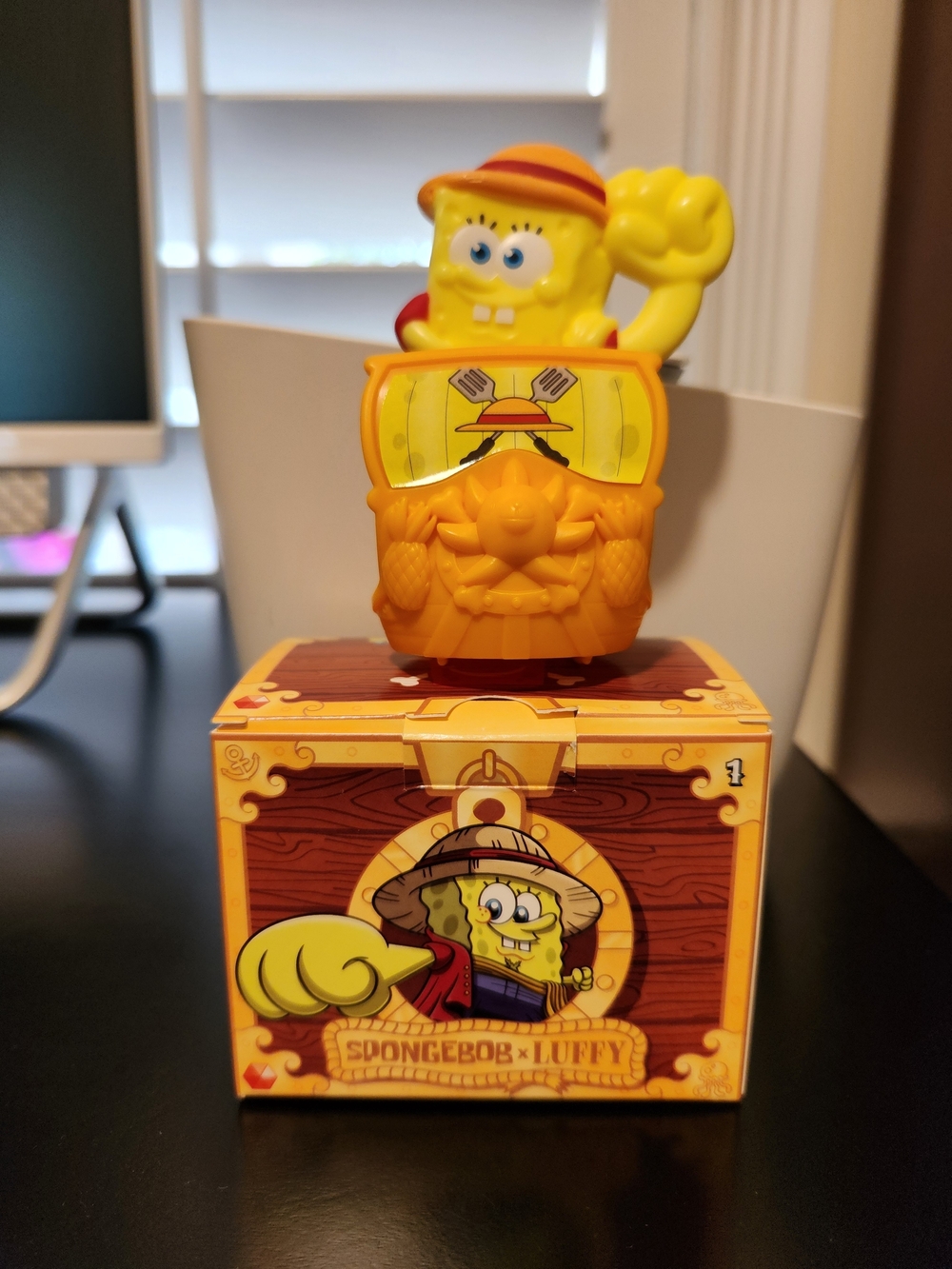 SpongeBob x Luffy McDonald's Happy Meal Toy